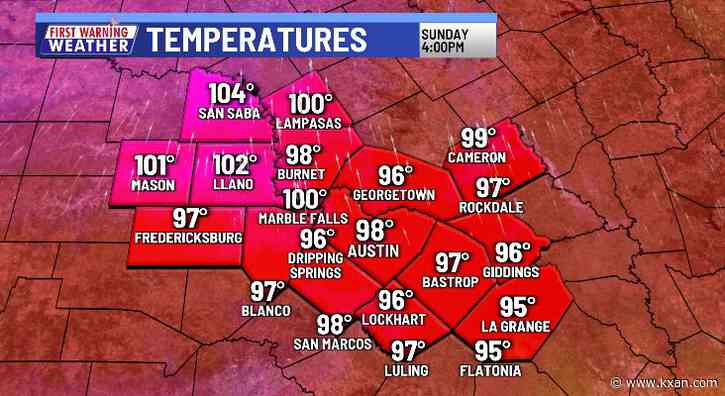 Even hotter for Mother's Day with no rain in sight