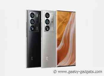 ZTE Axon 40 Ultra smartphone leaked