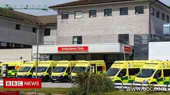 Royal Cornwall Hospital ambulance queues 'a major issue' - BBC