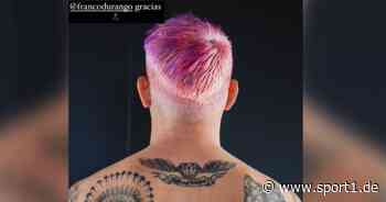 Ganz in pink! Das ist die neue Frisur von James Rodriguez - SPORT1