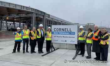 Cornell bus terminal to open this summer to connect YRT, Durham Transit, GO Transit - yorkregion.com