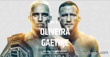 How to watch UFC 274 Oliveira vs Gaethje on iPhone, Apple TV, web