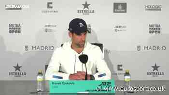 Novak Djokovic rates win over Gael Monfils at Madrid Open as his "best performance of the year" - Eurosport UK
