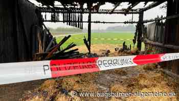Mindelheim: Feldstadel brennt: Einsatzkraft der Feuerwehr bei Unfall leicht verletzt | Mindelheimer Zeitung - Augsburger Allgemeine