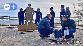 Stralsund: Ostseestaal-Azubis bauen Kunstwerk aus Stahl für Königsstuhl - Ostsee Zeitung