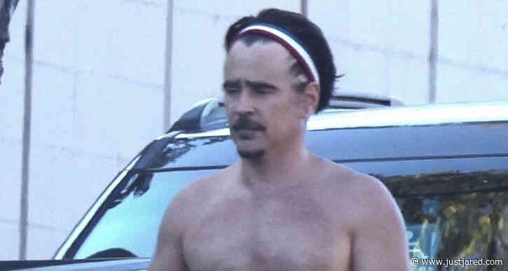 Colin Farrell Kicks Off His Saturday with Shirtless Hike