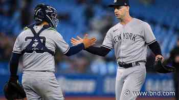 Rangers-Yankees series opener postponed again; makeup Monday - Belleville News-Democrat