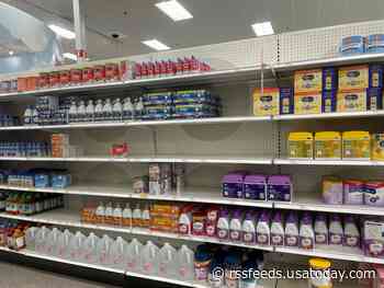 Baby formula shortage worsens: About 40% of popular brands sold out across US