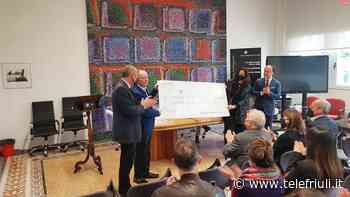 'Zio d'America' in visita a Spilimbergo, 10mila euro alla Scuola Mosaicisti del Friuli - Telefriuli