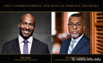 Van Jones to deliver 2022 Commencement address | Wake Forest News - Wake Forest News