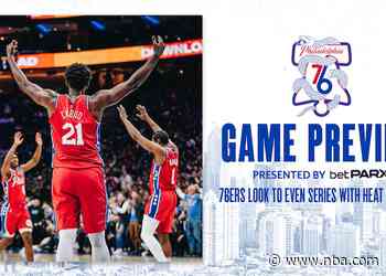 76ers Look to Even Series with Heat at Home