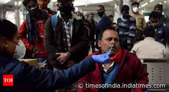 Coronavirus in India News Live Updates: Delhi reports 1,422 fresh Covid-19 cases, positivity rate 5.34 per cent - Times of India