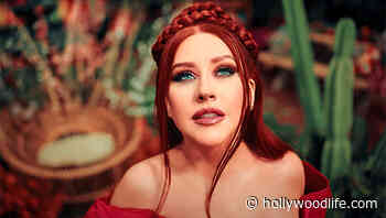 Christina Aguilera Is Red Hot In Plunging Dress For ‘La Reina’ Video: Watch - HollywoodLife