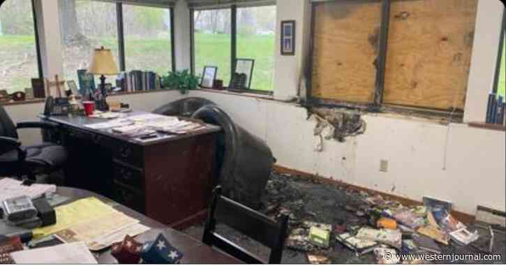 Firebomb Crashes Through Window of Pro-Life Headquarters, Threatening Message Left on Building