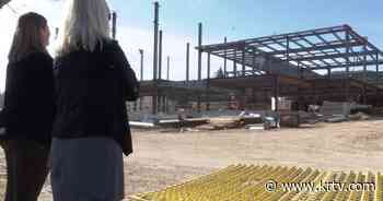 Montana Heritage Center nearly completes steel beam structure - KRTV NEWS Great Falls