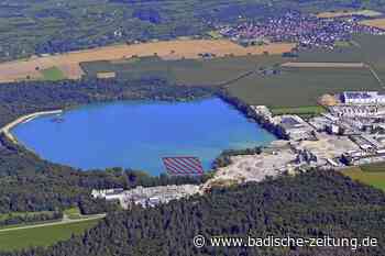 Der Rimsinger Baggersee soll künftig Solarstrom liefern - Breisach - Badische Zeitung - Badische Zeitung