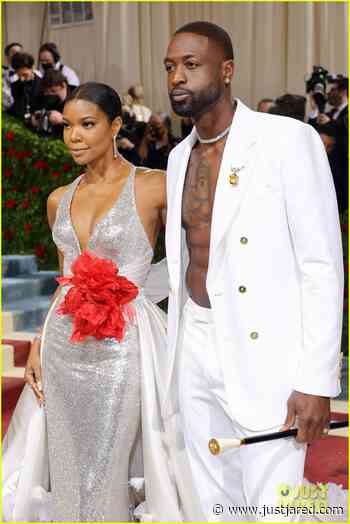 Dwyane Wade Bared His Abs While Attending Met Gala 2022 with Wife Gabrielle Union! | gabrielle union dwyane wade met gala 2022 04 - Photo - Just Jared