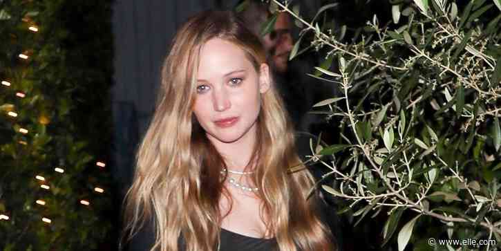 Jennifer Lawrence Wore a Chic Maxi Dress for a Dinner Date 3 Months After Giving Birth - ELLE
