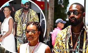 Gabrielle Union and Dwyane Wade look fashionable as they lead stars at Formula One Miami Grand Prix - Daily Mail