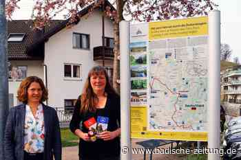 Mit einer Infotafel will sich Kandern Radfahrern schmackhaft machen - Kandern - Badische Zeitung - Badische Zeitung