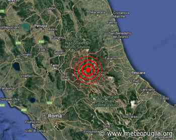 Terremoto a 2 km NE Montereale (AQ), numerose segnalazioni - Meteo Puglia