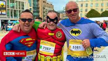 Leeds Half Marathon: Thousands of runners hit the city's streets - BBC