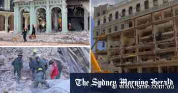 Rescuers sift through rubble of Havana hotel blast