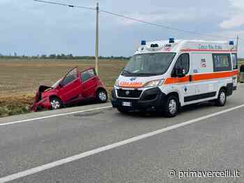 Scontro a Collobiano: due auto coinvolte, traffico rallentato - Prima Vercelli