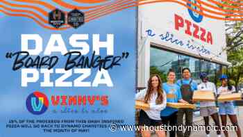 Houston Dash and Dynamo Charities teams up with Vinny's Pizza for May Charity Initiative - Houston Dynamo FC