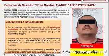 Detienen en Cuernavaca a operador de Guerreros Unidos, relacionado con la desaparición de los 43 de Ayotzinapa - Diario de Morelos