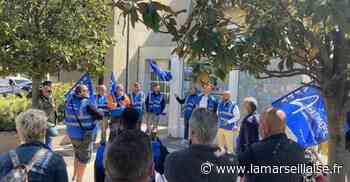 Les territoriaux de Miramas se mobilisent devant la mairie - La Marseillaise