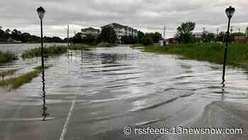Tidal flooding in Norfolk causes drivers to find alternate routes home