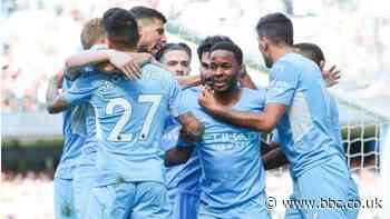 Man City 5-0 Newcastle: Man City three clear of Liverpool in title race