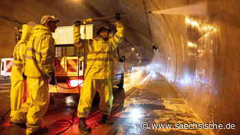 Vollsperrung: Das passierte Samstagabend im A17-Tunnel in Dresden - Sächsische.de