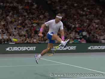 WATCH: Rafael Nadal Hit Improvised Tweener Against Jo-Wilfried Tsonga at Rolex Paris Masters 2019 - EssentiallySports