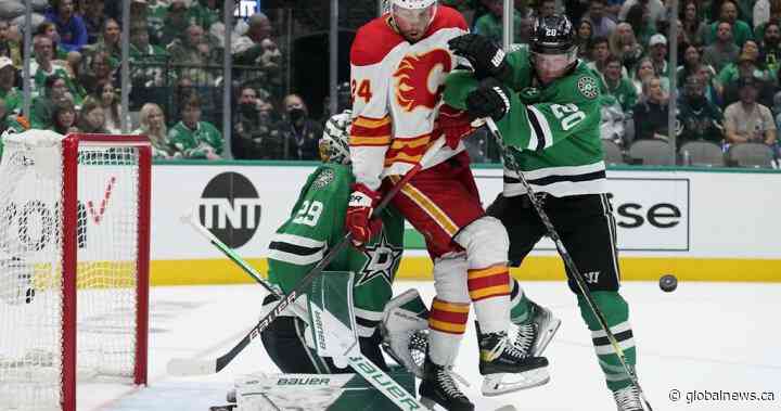 Calgary Flames searching for open ice in playoff series with Dallas Stars - Global News