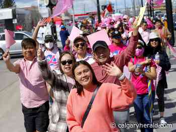 Filipino-Calgarians rally ahead of presidential election - Calgary Herald