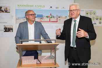 Nahwärme in Ilsfeld: Kretschmann informiert sich über lokales Energiekonzept - Heilbronner Stimme