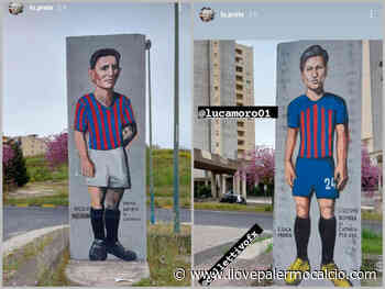 La passione non può sparire. Catania sogna con due murales - ilovepalermocalcio.com - Il Sito dei Tifosi Rosanero