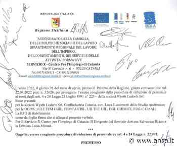 Pfizer:siglata intesa azienda-sindacati su esuberi a Catania - Agenzia ANSA