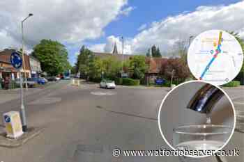 Traffic jams in Croxley Green after burst water main