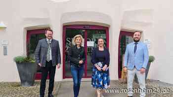 Daniela Ludwig zu Besuch im Azurit Seniorenzentrum Novalis Bad Aibling