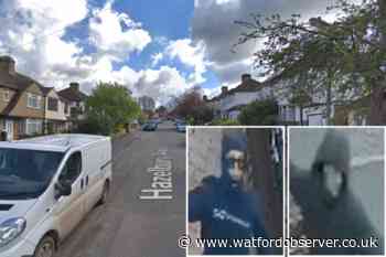 Windows of  Abbots Langley house smashed with rocks