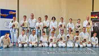 VfL Nagold Karate: Von acht bis  61-Jahren – alle haben Gürtelprüfung   bestanden