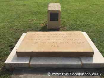 Memories of restoration of King Harold memorial in Waltham Abbey