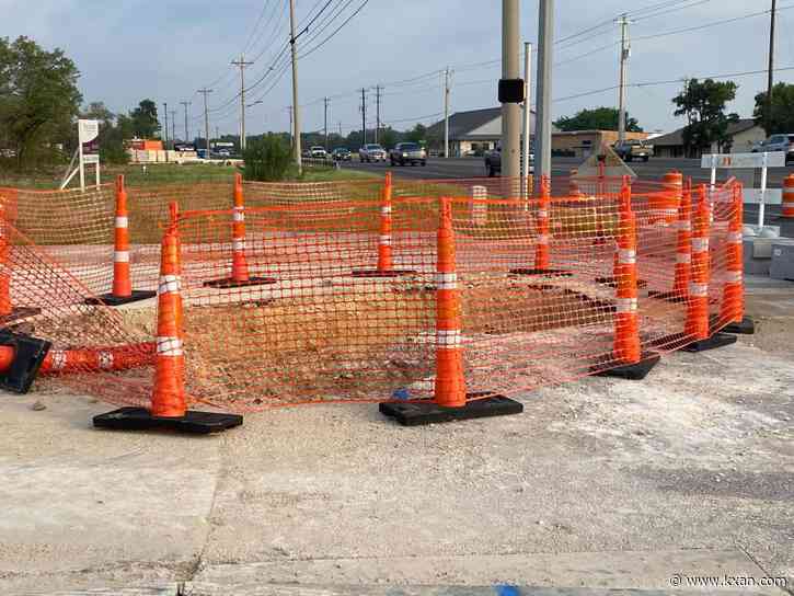 Sinkhole develops near Georgetown elementary school