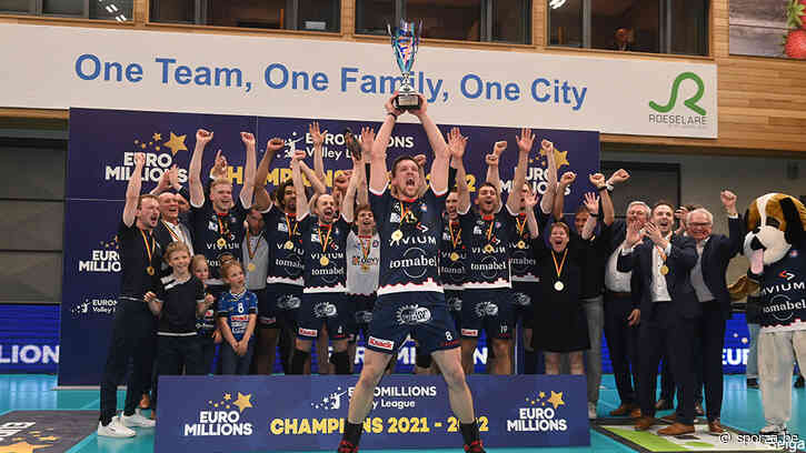 Roeselare is opnieuw een maatje te groot voor Menen en verlengt zijn volleybaltitel - sporza.be