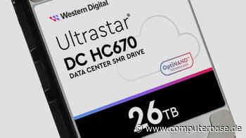 Festplatten: Western Digital erhöht auf 26 TB mit SMR und 22 TB mit CMR