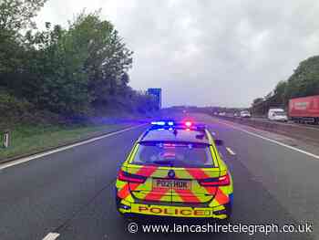 Fuel spillage closes part of M6 near Lancaster and Morecambe