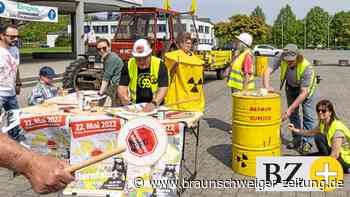 Salzgitteraner gestalten Banner für großen Konrad-Protest